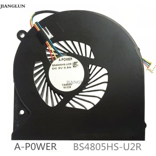 JIANGLUN NEW For GIGABYTE P57 P57X V6 Gpu Cooling Fan 4pin BS4805HS-U2R