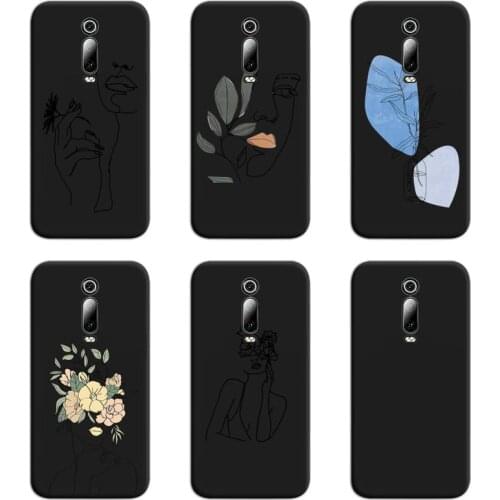 Funny Art Sketch Protection Phone Case For Redmi 9A 9 8A 7 6 6A Note 10 9 8 8T Pro Max K20 K30 Pro