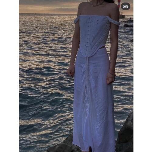 High 2021SS Summer Quality Women Sexy Strapless Tank Tops Female Casual Tee Vest Gdnz 5.10