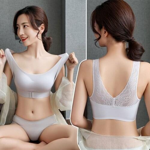 1/2PCS Posture Corrector Bras Women Push Up Bralette Front Closure Underwear Fitness Cross Back Humpback Correct Soutien Gorge