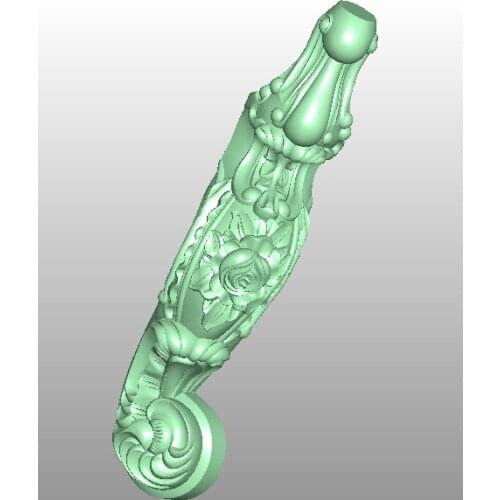 3D model STL format file for cnc router engraving furniture sofa cabinet chair leg pattern Artcam 646