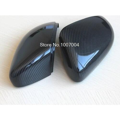 Angelguoguo Car Rearview mirror refiting for VW Volkswagen Golf 6 MK6 car Carbon Fiber rearview mirror Shell Case Replacement