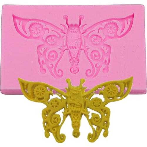 Butterfly Soft Candy Cake Silicone Mold Handmade Chocolate Soap Mold Cake Dessert Decorative Gadget DIY Kitchen Baking Cookies