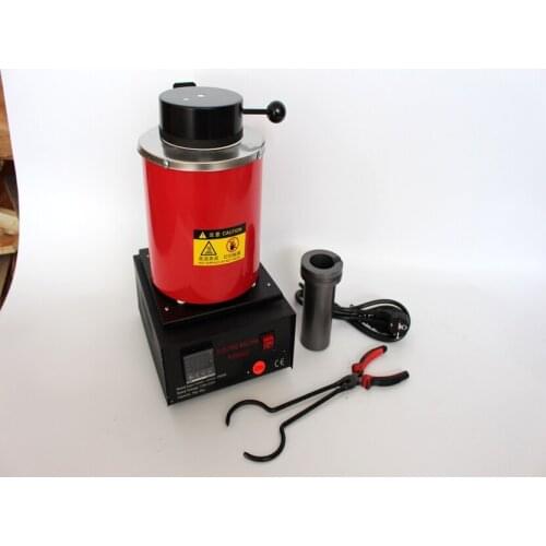 Free Shipping 2kg 220V Casting Refining Furnace Digital Gold Melting Furnace Machine Heating for JEwelry Tools