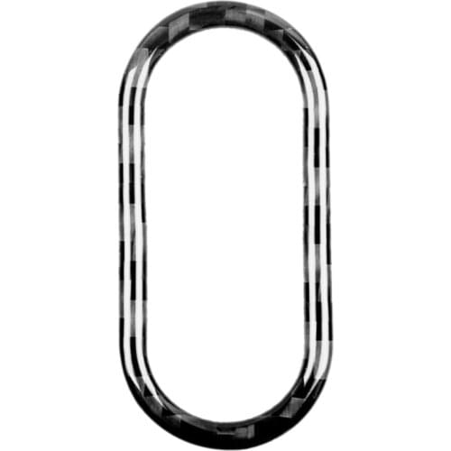 Carbon Fibre Interior Warning Light Button Switch Time Cover for MINI Cooper F55 F56 Countryman F60