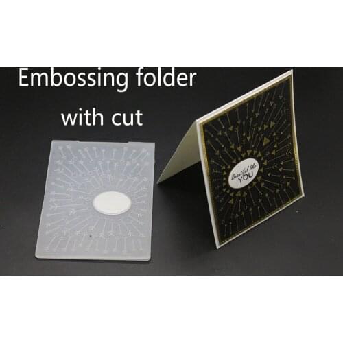 DABOXIBO Arrowheads DIY Paper Cutting Dies Scrapbooking Plastic Embossing Folder Size 10.5*15cm