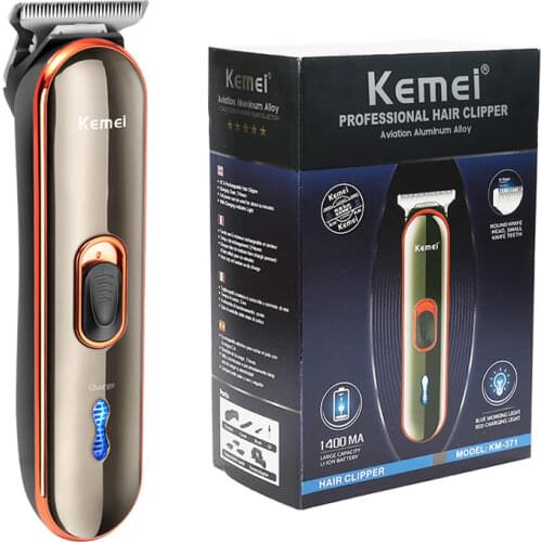Kemei Professional Finishing Trimmer Mens Electric Hair Clipper Cordless Electric Hair Clipper Hairdresser Styling Tool 40D