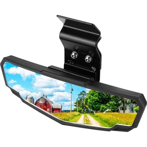 KEMIMOTO UTV Ranger Plastic Central rearview Convex mirror for Polaris Ranger 570 900 1000 XP S Crew for Can-Am Defender