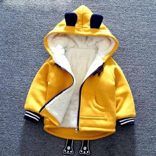 Baby Loose Coat Jacket Lovely Coat Zipper Children 2020 New Autumn Winter Outwear Baby Toddler Clothing 1-5 Year