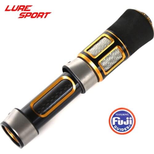 LURESPORT Aluminum reel seat FUJI Nut woven carbon tube EVA cap Rod Building Component Repair Fishing Pole DIY Accessory