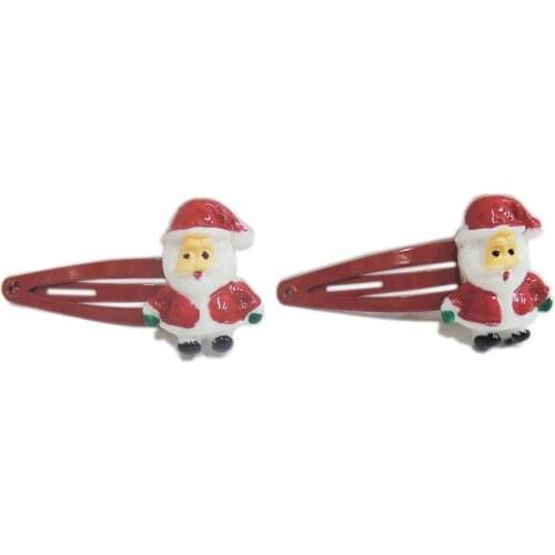 Fashion kids hairclips with CHRISTMAS DESIGN,SNOWMAN AND SOCK design