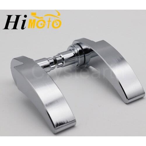 Motorcycle Chrome Aluminum Race Saddlebag Lid Lifter For Harley Electra Road Street Tri Glide FLHX FLHR 2014-2017 with Hard Bags