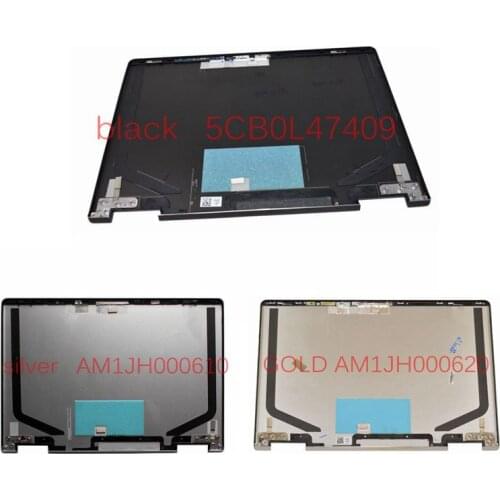 GZEELE New FOR Lenovo Yoga 710-14 710-14IKB 710-14ISK Top LCD Back Cover Rear Lid Case Silver 5CB0L47412 AM1JH000610