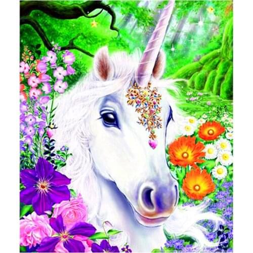 New Arrivals 5D DIY Full Round/Square Diamond Painting Unicorn 3D Embroidery Cross Stitch Rhinestone Mosaic Home Decor Art Y1011