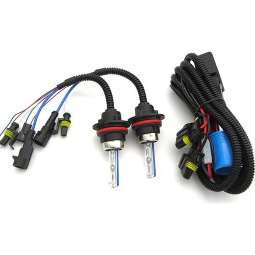 Pair 55W 9007-H/L HID REPLACEMENT BULB Single Bulb For Motorcycle ALL COLOR