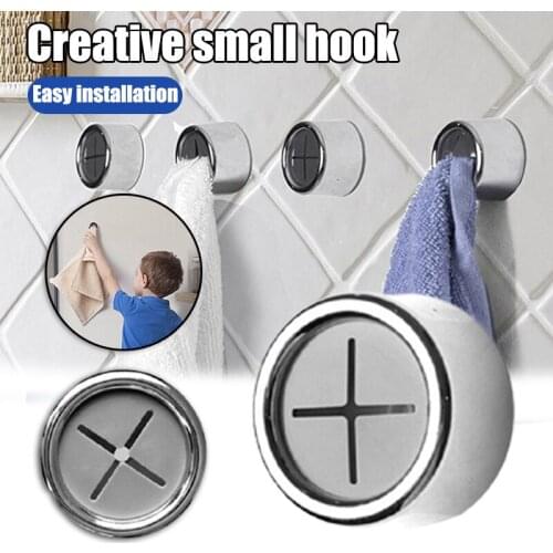 Towel Hook Free Punching Strong Viscose Seamless Innovative Hook for Kitchen Door Bathroom Rangement Cozinha Organizador