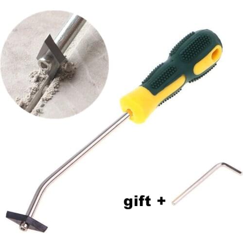 Professional Ceramic Tile Grout Remover Tool Steel Tile Gap Cleaner Drill Bit for Floor Wall Seam Cement Construction Cleaning