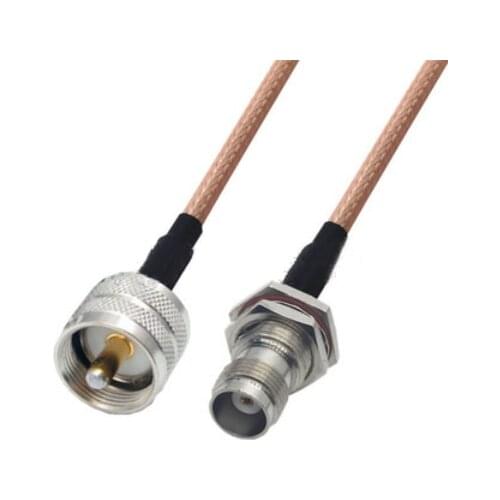 RG142 Cable UHF Male to TNC Female Connector RF Coaxial Jumper Pigtail Cable