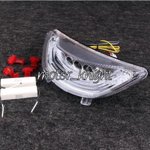 Turn Signals Clear LED Tail Lights Motorcycle for Yamaha 2009-2013 VMAX