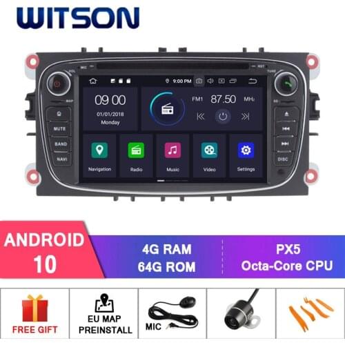 WITSON Android 10.0 CAR RADIO For FORD Mondeo/Focus/S-max Multimedia Player Car 4G RAM 64GB ROM