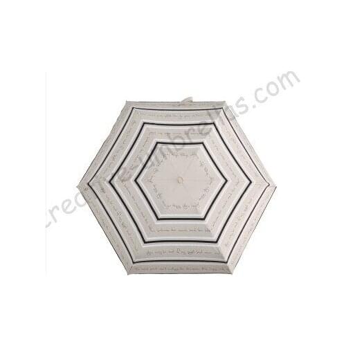 5pcs/lot colour option five fold 70T aluminium beige fiberglass mobile phone umbrella black coating anti-UV wave parasol