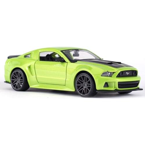 1:24 2014 Ford Mustang Street Racer Sports Car Static Die Cast Vehicles Collectible Model Car Toys