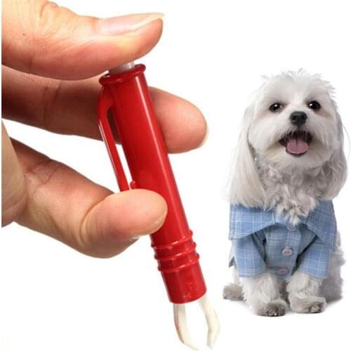 1Pcs Pet Dog Tick Remover Accessories Tick Hook Flea Tick Tweezers Clip Remover Flea Comb Magnifying Glass For Cats Supplies