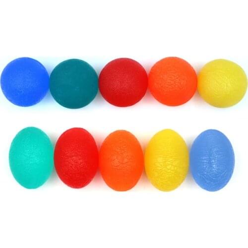 1pc Silicone Massager Ball Hand Finger Strength Exercise Grip Relax Ball Stress Relief Power Ball Massage Forearm Wrist Train