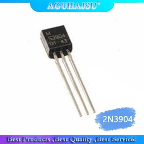 100PCS 2N3904 TO-92 TO 92 NPN General Purpose Transistor new 0.2A/40V NPN Power Transistor