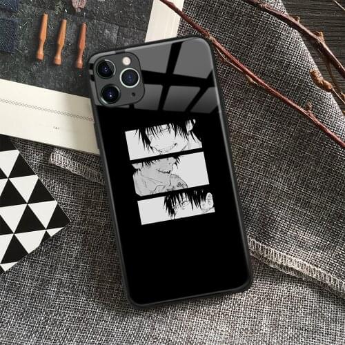Toji Fushiguro Jujutsu Kaisen Anime Soft Silicone Glass Phone Case for IPhone SE 6s 7 8 Plus X Xr Xs 11 12 Mini Pro Max Samsung