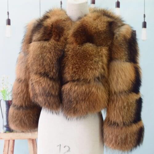 FAN QIU KOU Fox Fur Coats