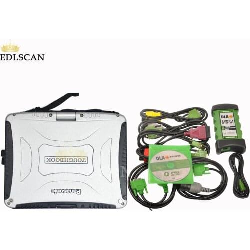 Commercial Vehicle Diagnostics Tool HD Truck Scanner JPRO DLA+2.0 Vehicle Interface with CF19