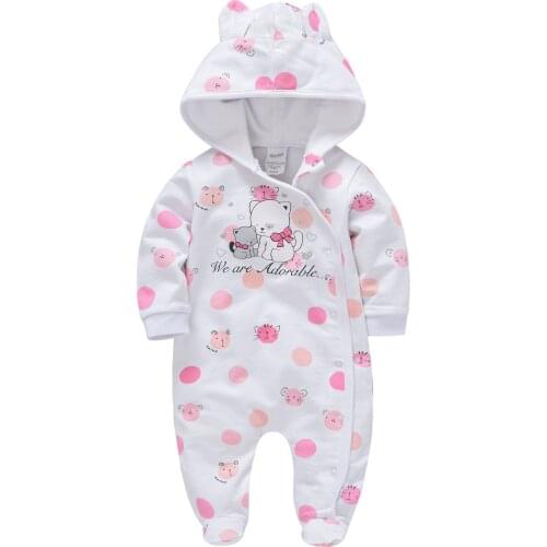 Kavkas Baby Girls Rompers Winter Christmas Jumpsuit bebe Clothing 0-24M Newborn Baby Boy Halloween Clothes Pajamas roupa de bebe