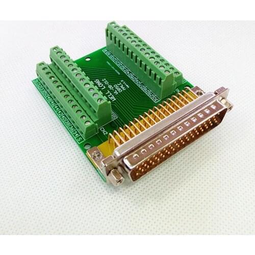 DB50 Male Breakout Board, DSUB Header Breakout Board, Terminal Block DSUB Module