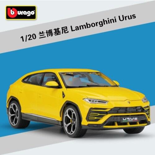 Bburago 1:20 Lamborghini URUS Bison car alloy car model simulation car decoration collection gift toy Die casting model boy toy