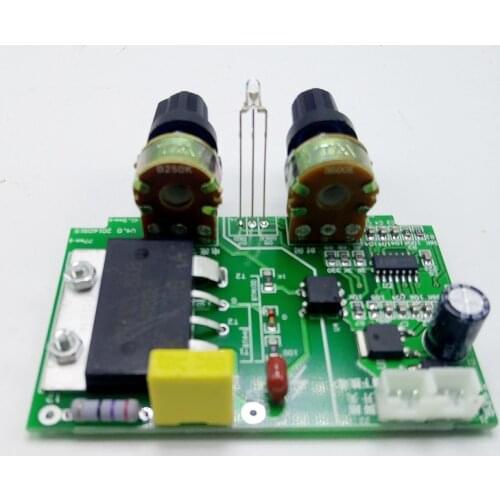 Spot welding control panel instead of time relay, regulating time current transformer, spot welding control panel