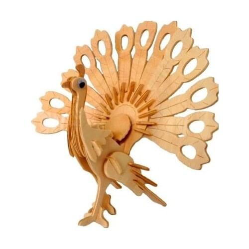 Peacock DWG CAD drawing file for cnc cutting