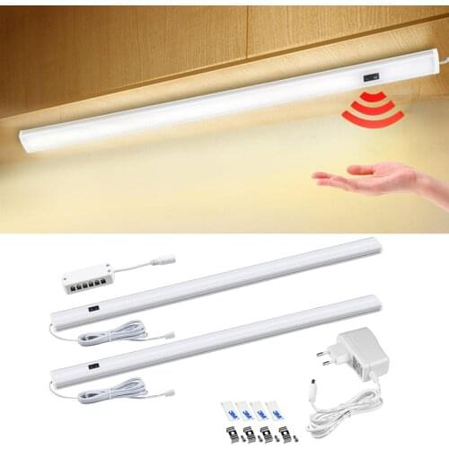 Hand Sweep LED Under Cabinet Kitchen Light Bedroom Wardrobe Stairs Closet Bed Side Night Lights LED Bar Light Cocina Home Lamp
