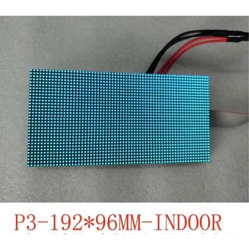 Led panel P3 indoor hd cheap led display adversting small module matrix 64x32 pixels High resolution 1/32 Scan hub75 screen