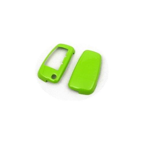 Hard Plastic Keyless Remote Key Protection Case Cover (Gloss Green) For Audi