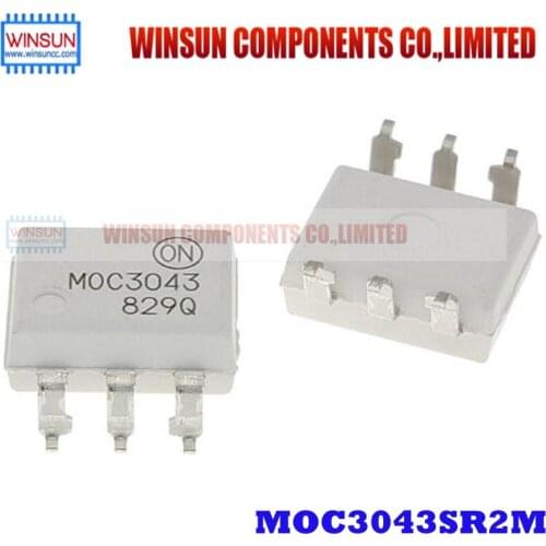100PCS/LOT MOC3043SR2M SOP6 MOC3043 MOC3043 OP-6 New Original