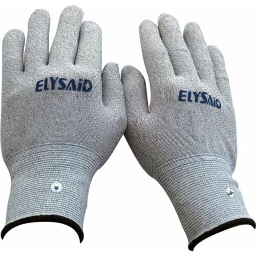 2Pairs Breathable Conductive Electrotherapy Massager Electrode Gloves Silver Fiber TENS Physiotherapy Use Hand Massager Tool