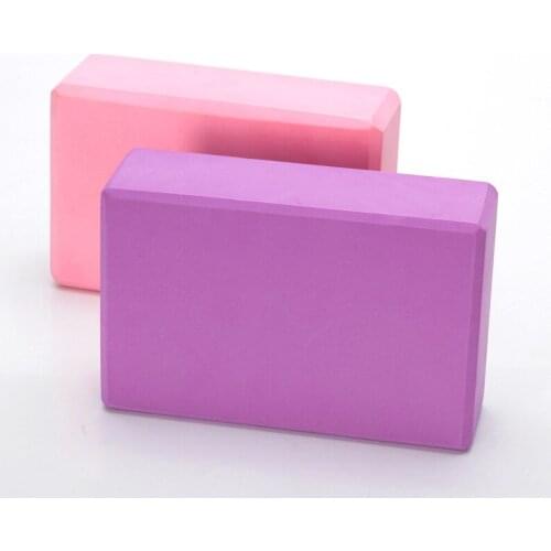 3 Pcs Pilates EVA Yoga Block Brick Sports Exercise Gym Foam Workout Stretching Aid Body Shaping Health Training Exercise Fitness