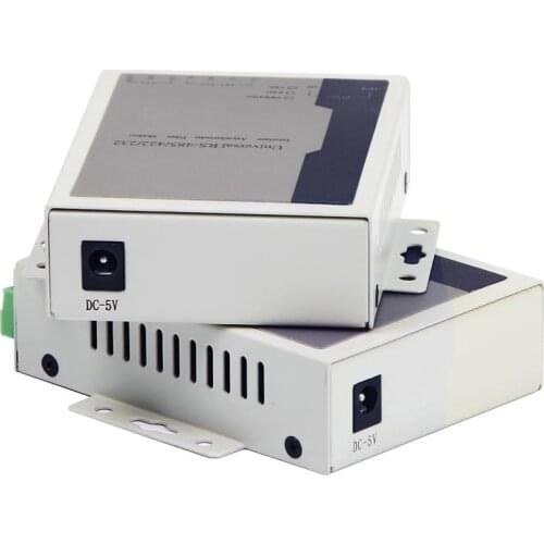 5opcs/lot Two-way RS485/422/232 optic fiber converter modem Optical transceiver data fiber optic transceiverFree Shipping