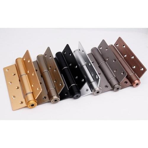 6 Inch Door Invisible Hydraulic Door Hinges Automatic Door Closing Buffer Damping Hidden Spring Door Hinges Home Hardware