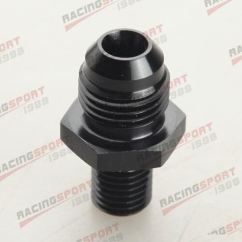 -6AN 6AN AN6 Male Flare To M10x1.5 Metric Straight Fitting Blue/BLACK