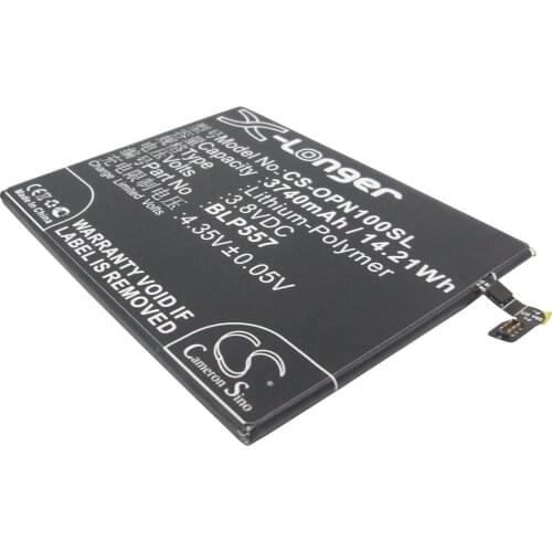 CS 3740mAh / 14.21Wh battery for OPPO N1, N1T, N1W BLP557