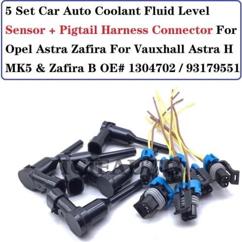 93179551 Car Auto Coolant Fluid Level Sensor Plastic For Opel Astra Zafira For Vauxhall Astra H MK5 & Zafira B OE# 1304702