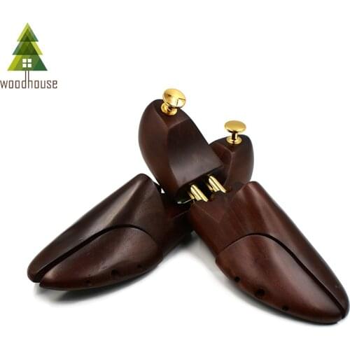 Woodhouse Mens and Womens Twin Tube Adjustable Red Cedar wood Shoe Tree