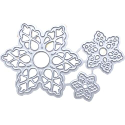 69HC DIY Handicrafts Three Petals Cutting Dies Metal Cutting Stencils for Scrapbook